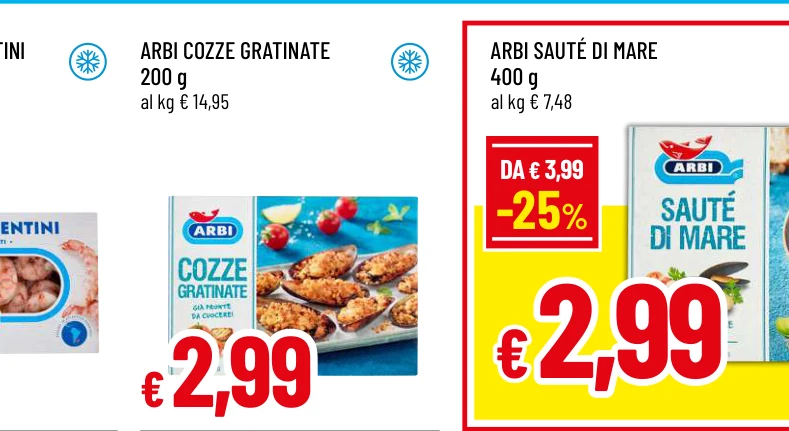 ARBI COZZE GRATINATE