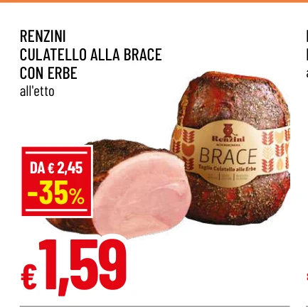 RENZINI CULATELLO ALLA BRACE CON ERBE - Ace