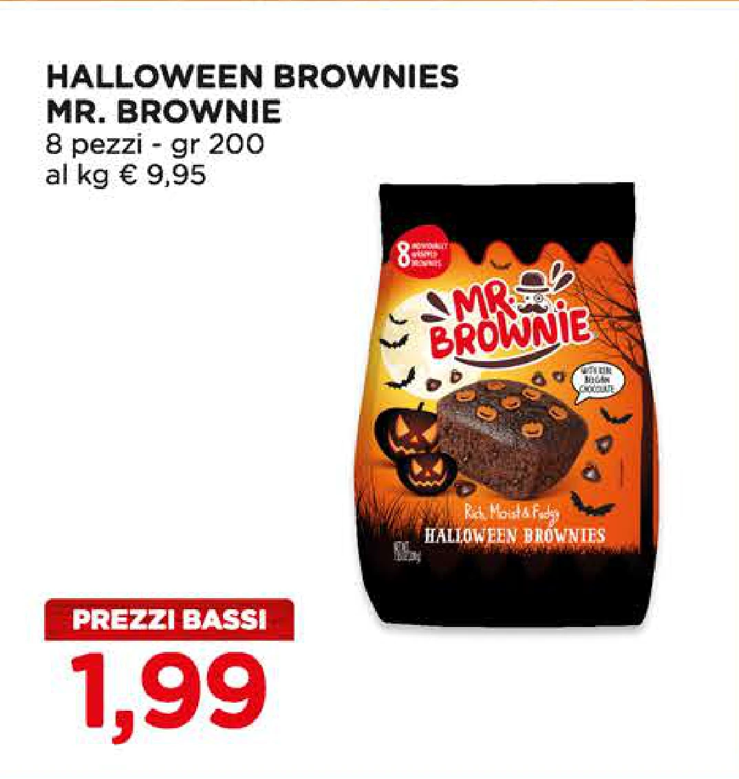Halloween Brownies Mr. Brownie 200 g