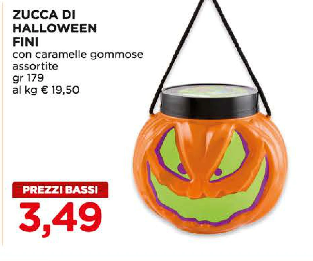 Zucca di Halloween Fini 179 g
