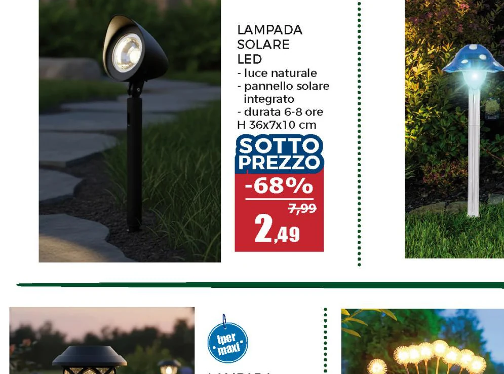 Lampada Solare Led Dimmerabile Touch System Zelica White