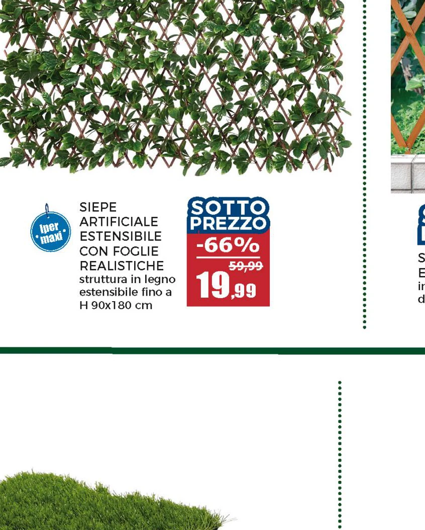 Lettino richiudibile 188x55cm