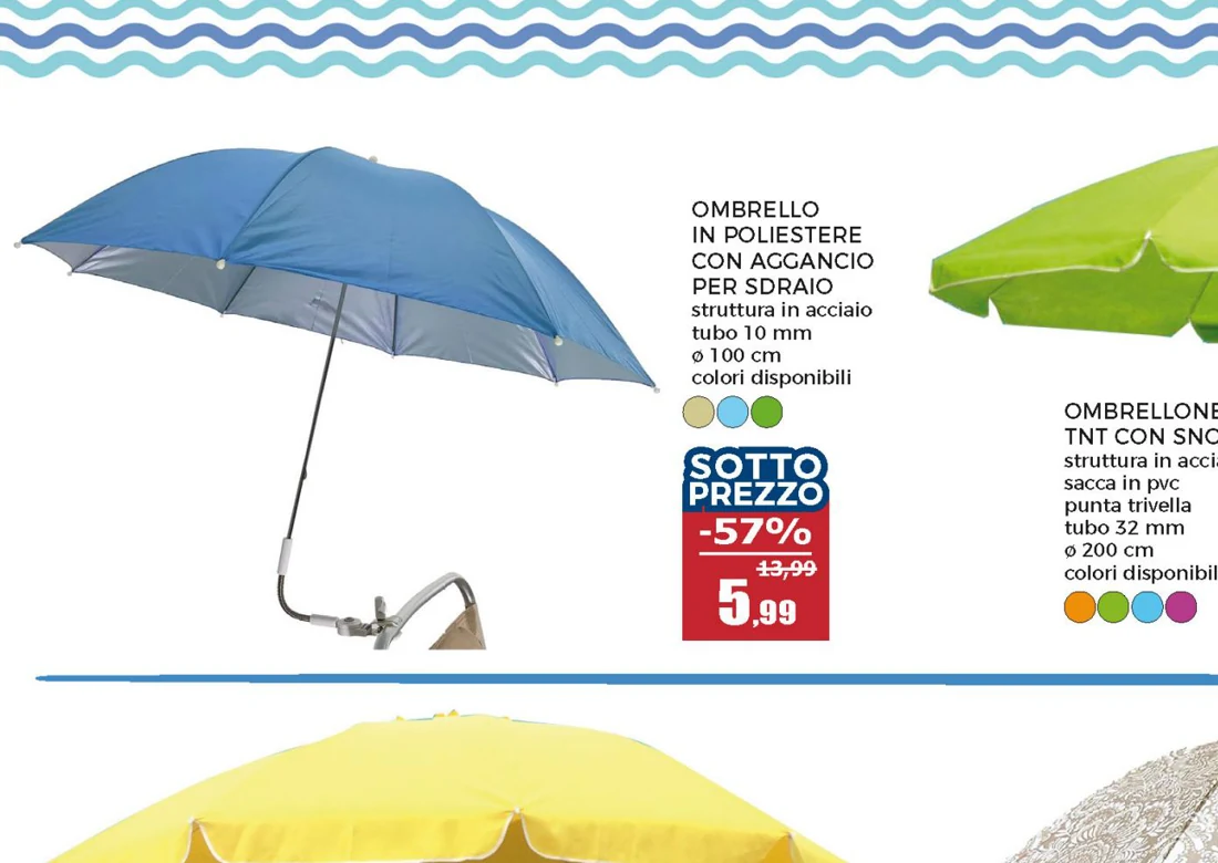 Ombrello per Sdraio