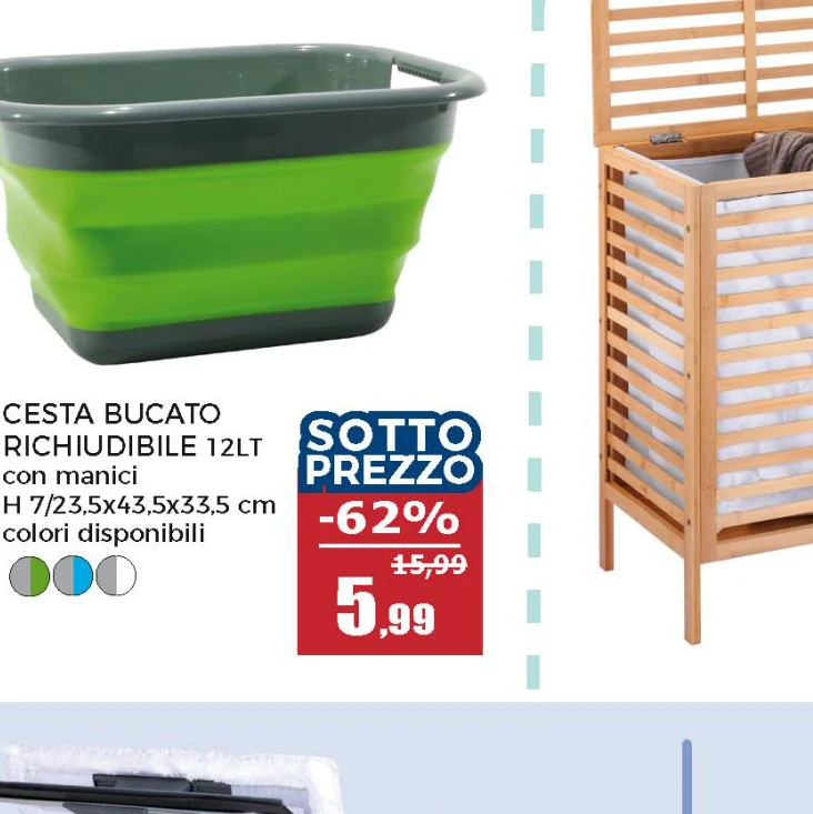 Lettino Richiudibile con Sacca 188x64cm