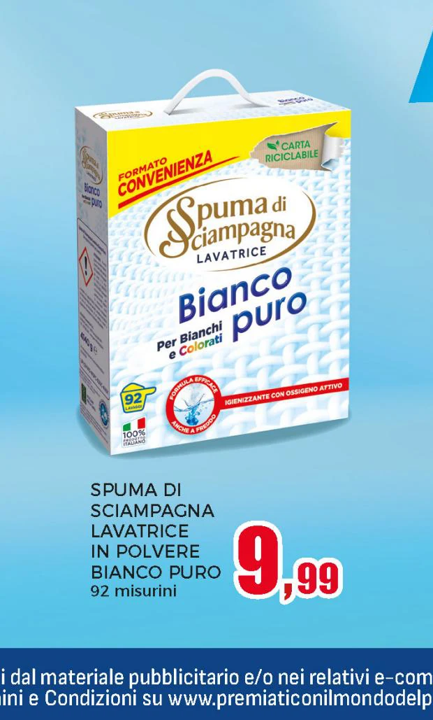 Detersivo lavatrice in polvere Bianco Puro