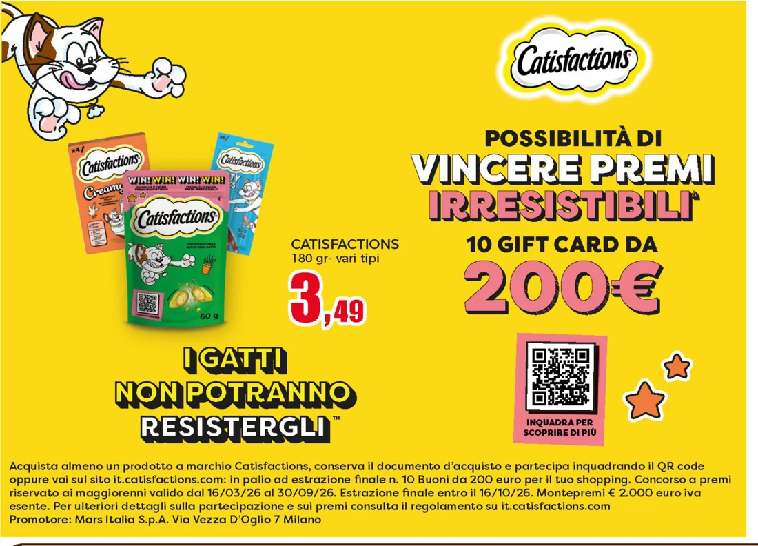 Snack per gatti Catisfactions