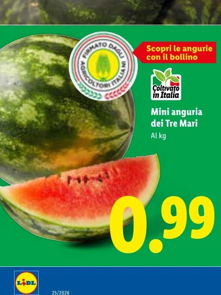 Mini anguria dei Tre Mari