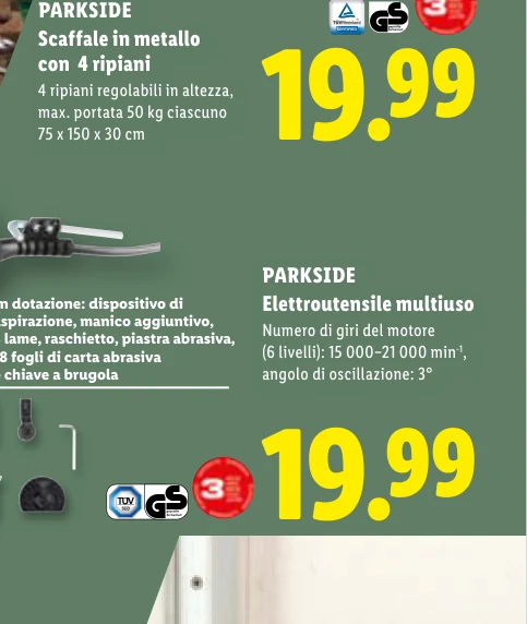 PARKSIDE Elettroutensile multiuso