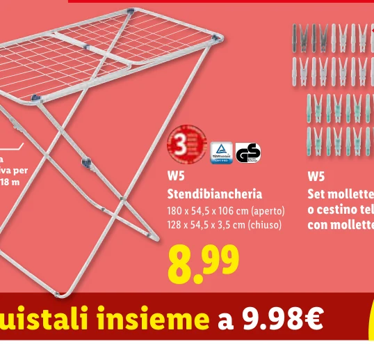 W5 Stendibiancheria