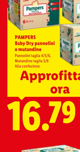 Baby Dry pannolini o mutandino - Pampers