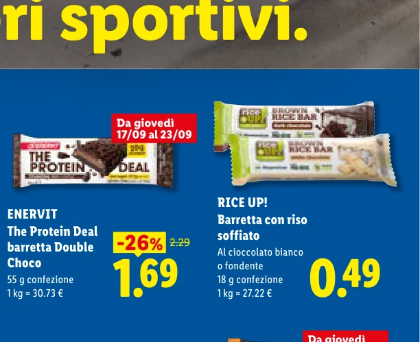 Barretta con riso soffiato - Rice Up!
