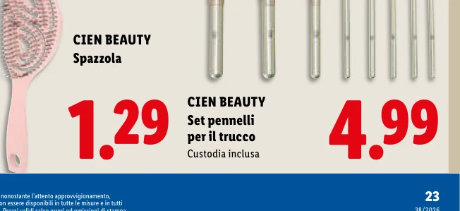 BEAUTY Set pennelli per il trucco - Cien