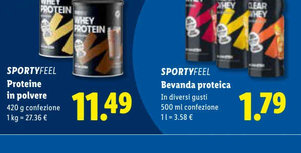 Bevanda proteica - Sportyfeel