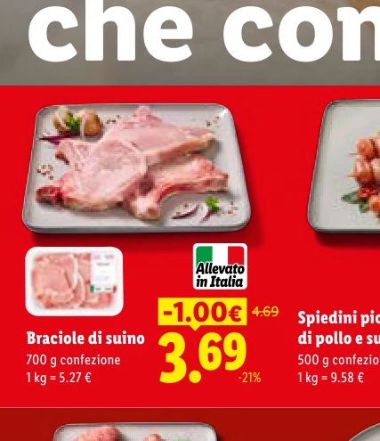 Braciole di suino