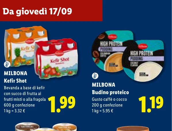 Budino proteico - Milbona