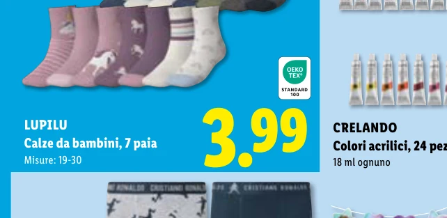 Calze da bambini, 7 paia - Lupilu