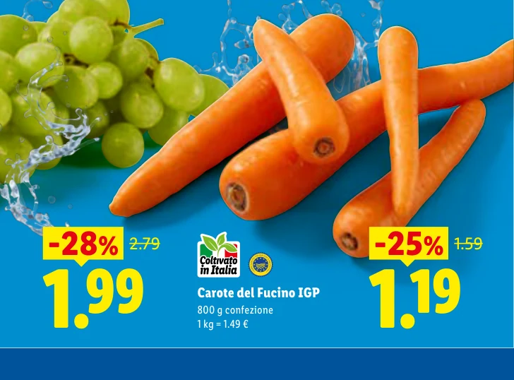 Carote del Fucino IGP