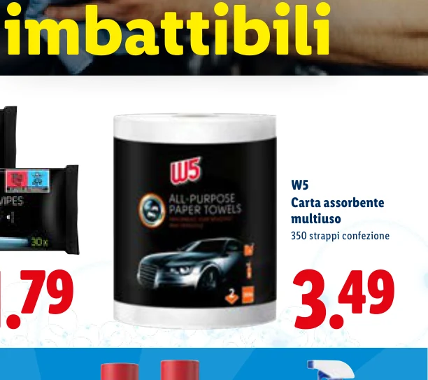 Carta assorbente multiuso - W5