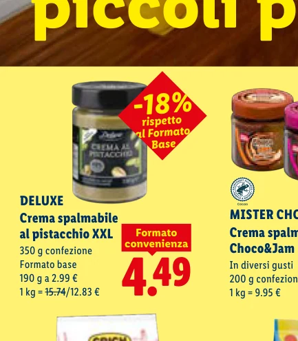 Crema spalmabile al pistacchio XXL - Deluxe
