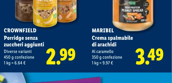 Crema spalmabile di arachidi - Maribel