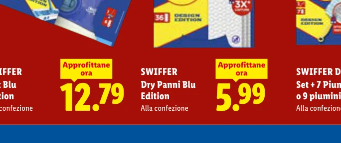 Dry Panni Blu Edition - Swiffer