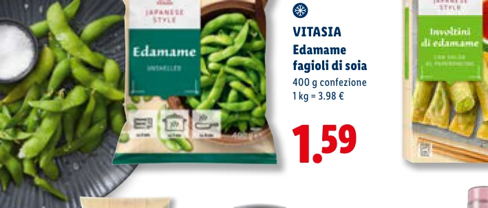 Edamame fagioli di soia - Vitasia