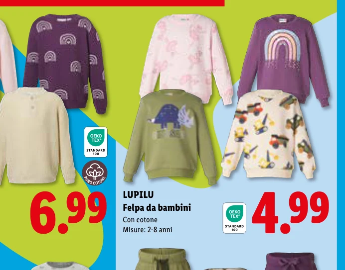 Felpa da bambini - Lupilu