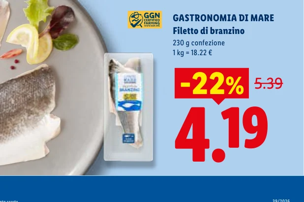 Filetto di branzino - Gastronomia Di Mare