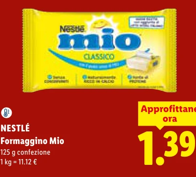 Formaggino Mio - Nestlé
