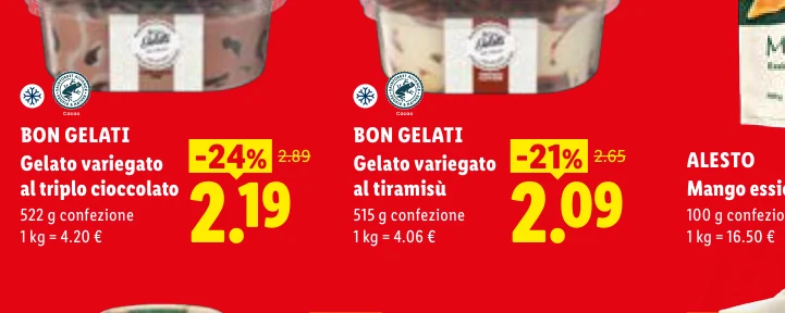 Gelato variegato al tiramisù - Bon Gelati
