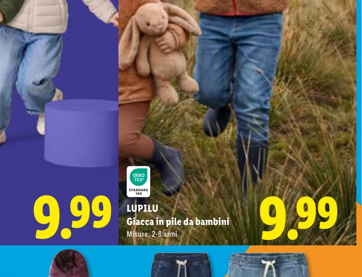 Giacca in pile da bambini - Lupilu