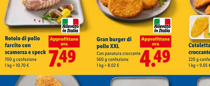 Gran burger di pollo XXL