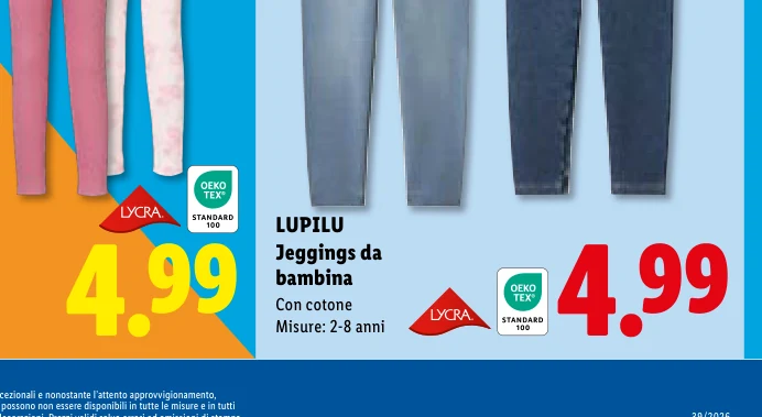 Jeggings da bambina - Lupilu