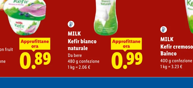 Kefir bianco naturale - Milk