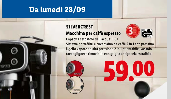 Macchina per caffè espresso - Silvercrest