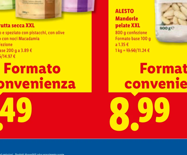 Mandorle pelate XXL - Alesto
