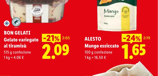 Mango essiccato - Alesto