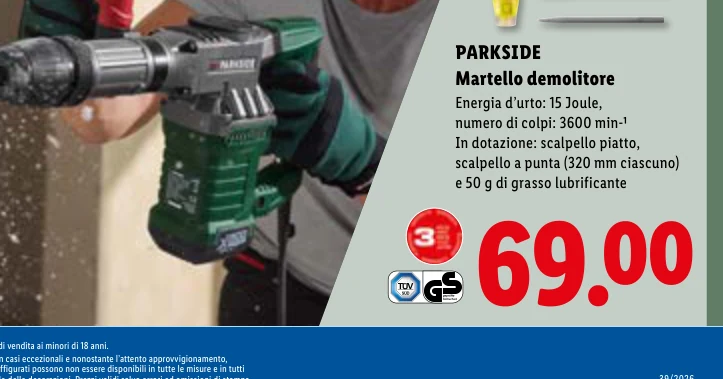 Martello demolitore - Parkside