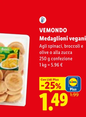 Medaglioni vegani - Vemondo