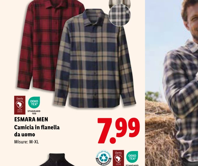 MEN Camicia in flanella da uomo - Esmara