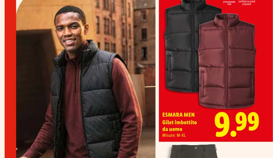MEN Gilet imbottito da uomo - Esmara