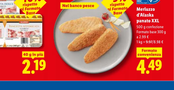 Merluzzo d'Alaska panato XXL