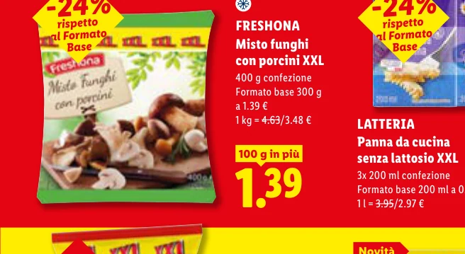 Misto funghi con porcini XXL - Freshona