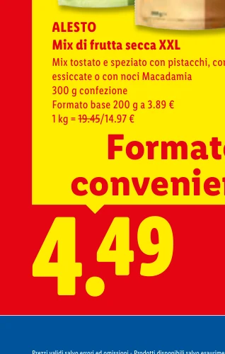 Mix di frutta secca XXL - Alesto