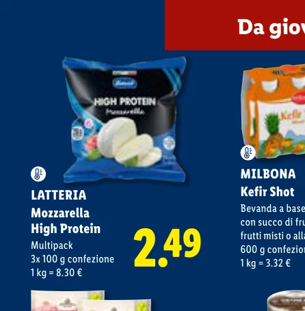 Mozzarella High Protein - Latteria