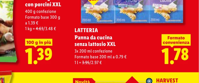 Panna da cucina senza lattosio XXL - Latteria