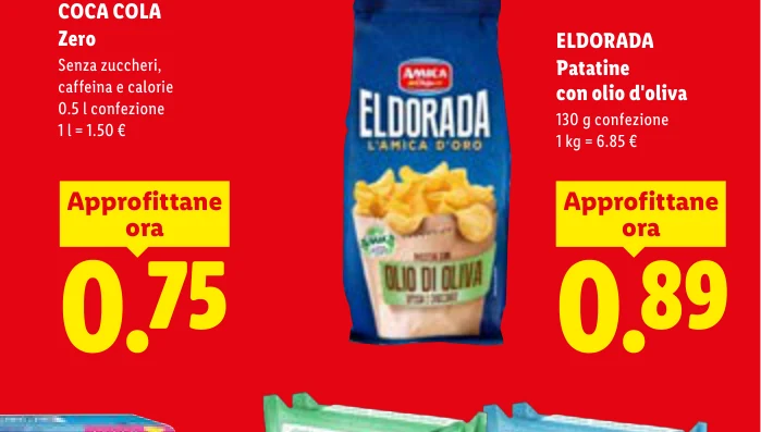Patatine con olio d'oliva - Eldorada