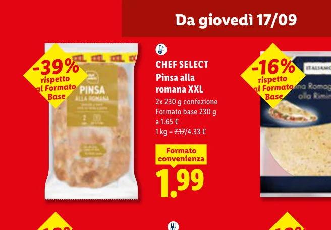 Pinsa alla romana XXL - Chef Select