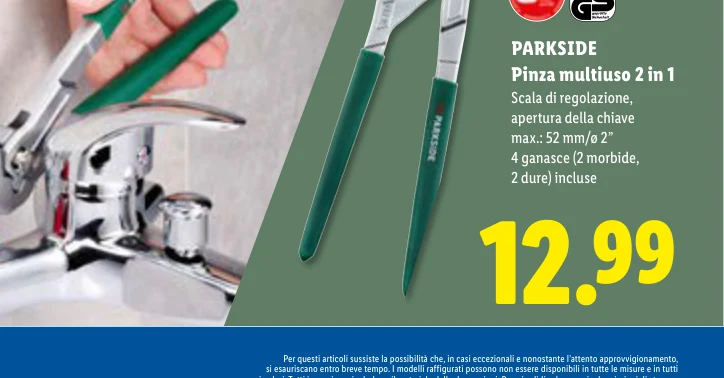 Pinza multiuso 2 in 1 - Parkside