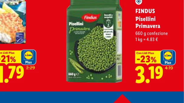 Pisellini Primavera - Findus